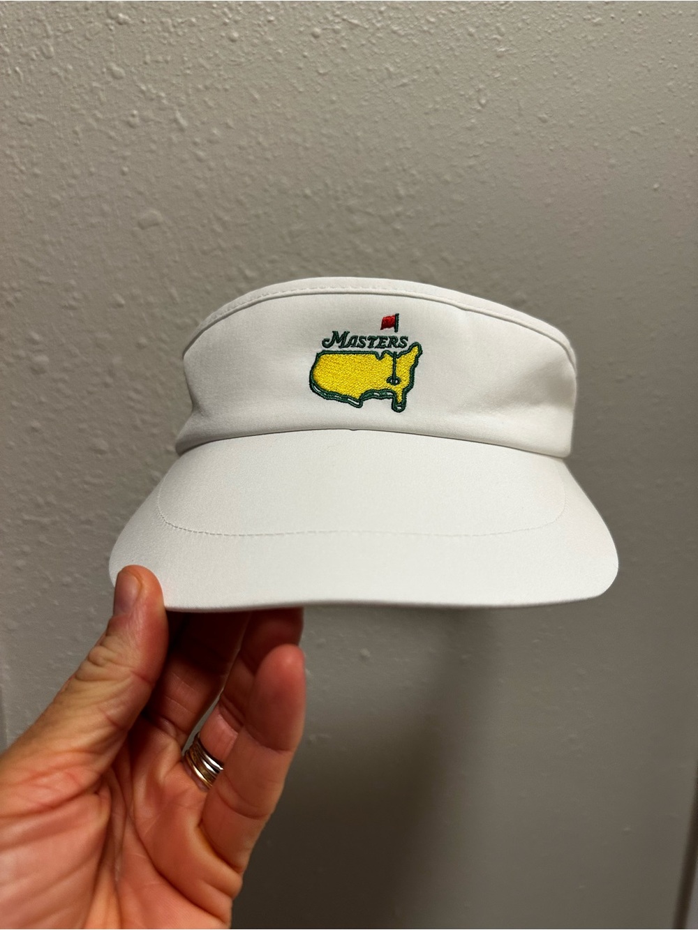 Masters White Visor